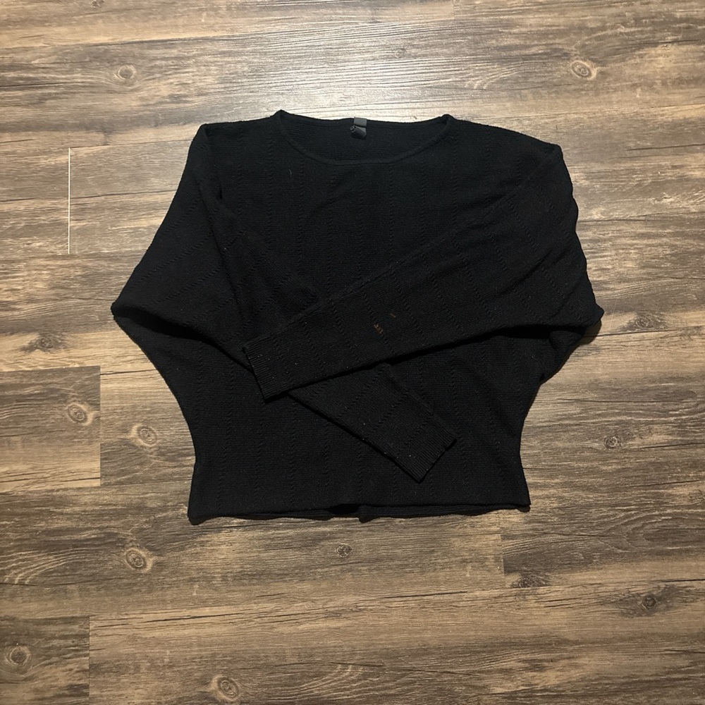 Alya Classic Black Knit Top